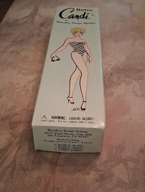 Retro Candi Fashion Doll in Mint Green Box